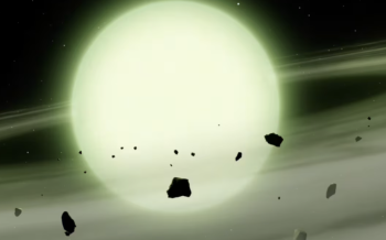 Descubren la primera estrella verde: se alimentó de los restos de planetas”